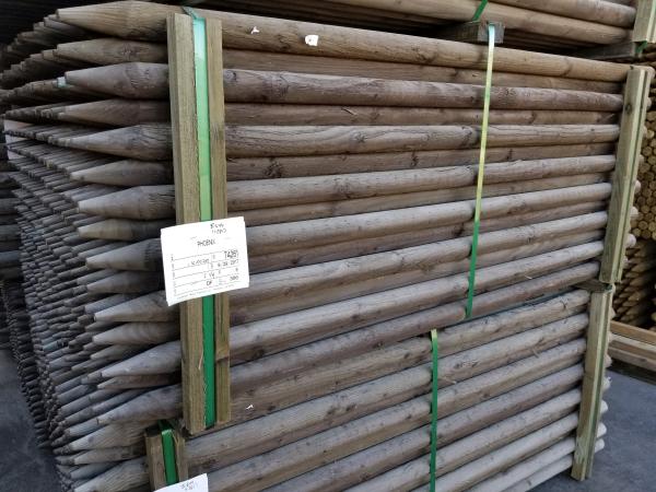 2.20 Douglas Fir ACZA Treated Round Tree Stakes
